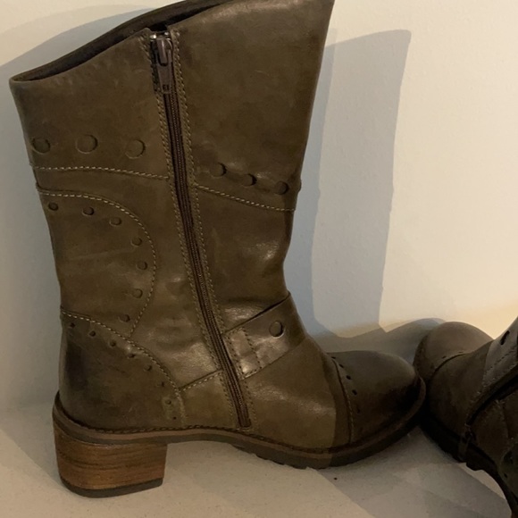 Josef Seibel brown leather boots - Picture 3 of 6